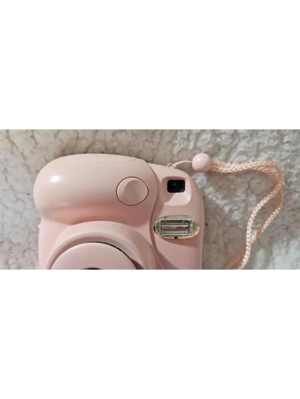 Fujifilm Instax Mini 7+ Camera Light Pink Instant Photos Polaroid Style - Works